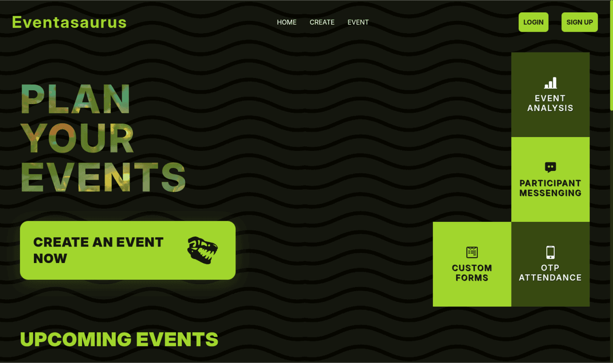 Eventasaurus Home Page